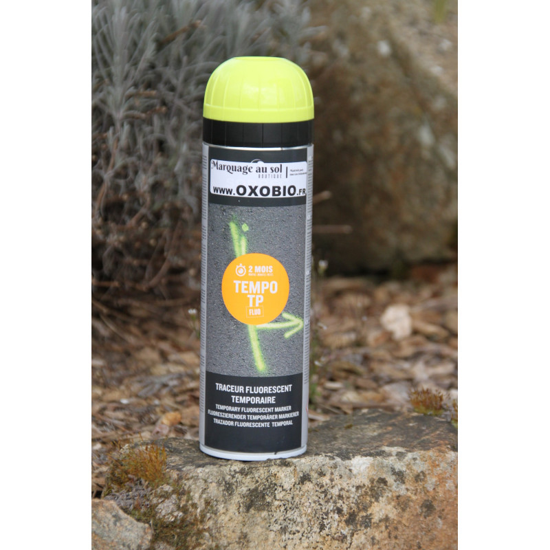 Bombe Peinture Marquage au sol temporaire 30 jours - 7 couleurs disponibles Bombe Peinture Marquage au sol temporaire 30 jours - 7 couleurs disponibles
