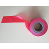 Rubalise de signalisation oxobiodegradable couleur unie - 70mm*250m - 7 couleurs disponibles