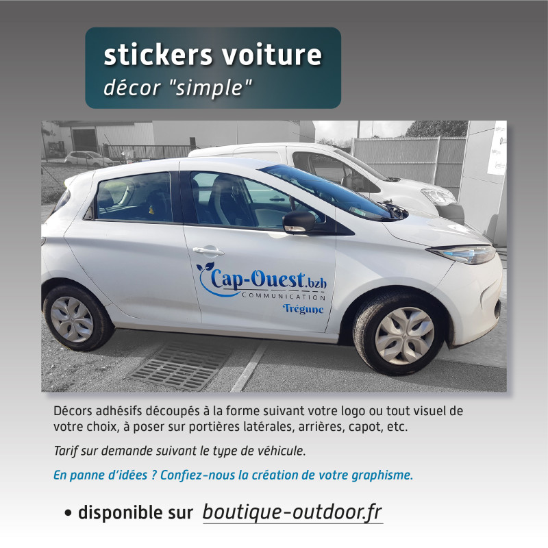 sticker véhicule simple