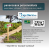 Panonceaux personnalisés - panneaux muraux ou sur pied