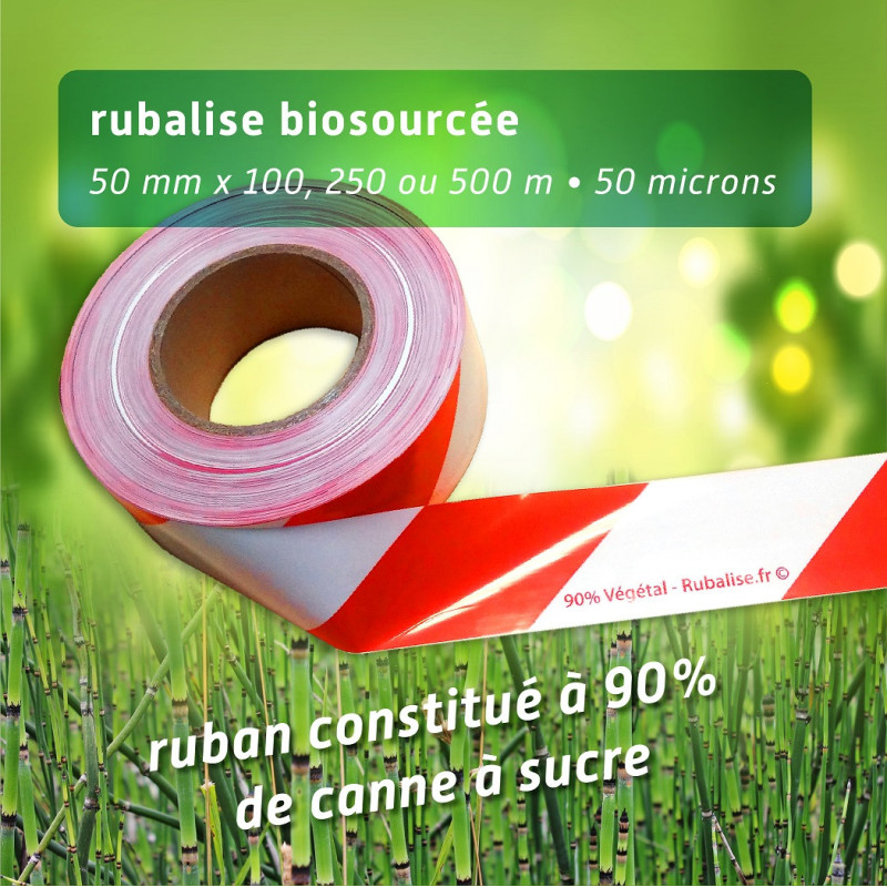 rubalise biosourcée personnalisable rubalise biosourcée personnalisable