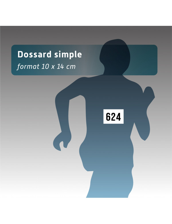 Support dossard outlet course a pied