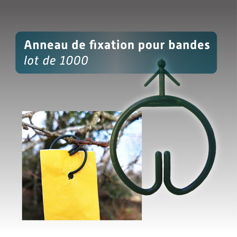 Anneau pour rubalise réutilisable - lot de 1000 Anneau pour rubalise réutilisable - lot de 1000