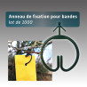 Anneau pour rubalise réutilisable - lot de 1000