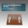 Pochoir distanciation 2 mètres