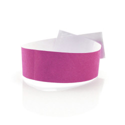 Bracelet Tyvex fermeture adhésive - 11 couleurs disponibles - personnalisable