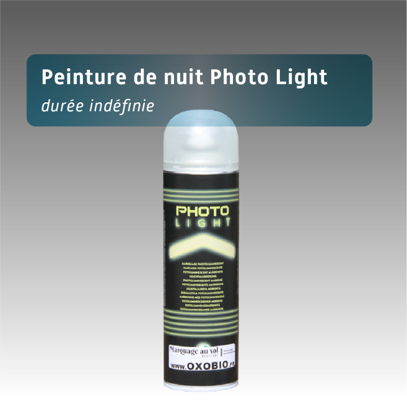 Bombe de peinture auto éclairante pour le marquage de nuit pas cher