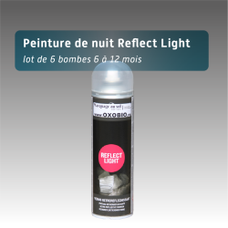 Bombe de peinture de marquage de nuit pour la sécurité de nuit pas cher