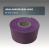Ruban indéchirable violet 50 mm x 50 m résistant et recyclable