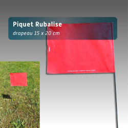 Piquet rubalise - 7 couleurs disponibles