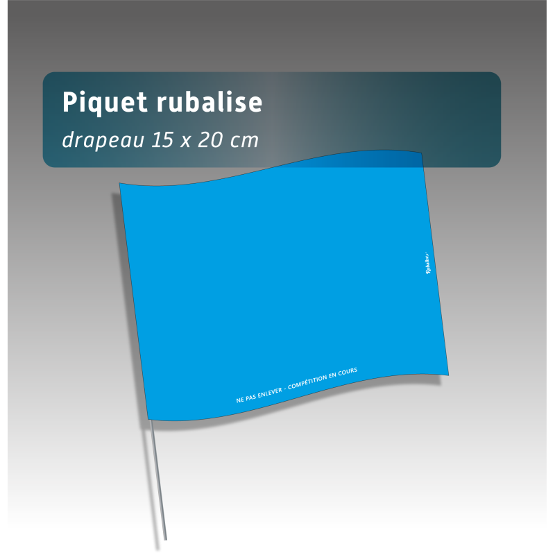 Piquet rubalise - 7 couleurs disponibles