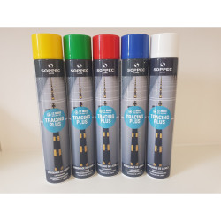 Bombe de marquage Tracing Pro peinture permanente | Lignes de signalisation 7 coloris