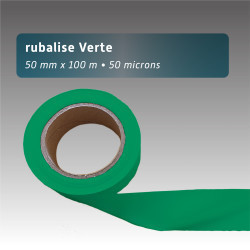 Rubalise plastique 50 mm x 100 m | 9 couleurs disponibles