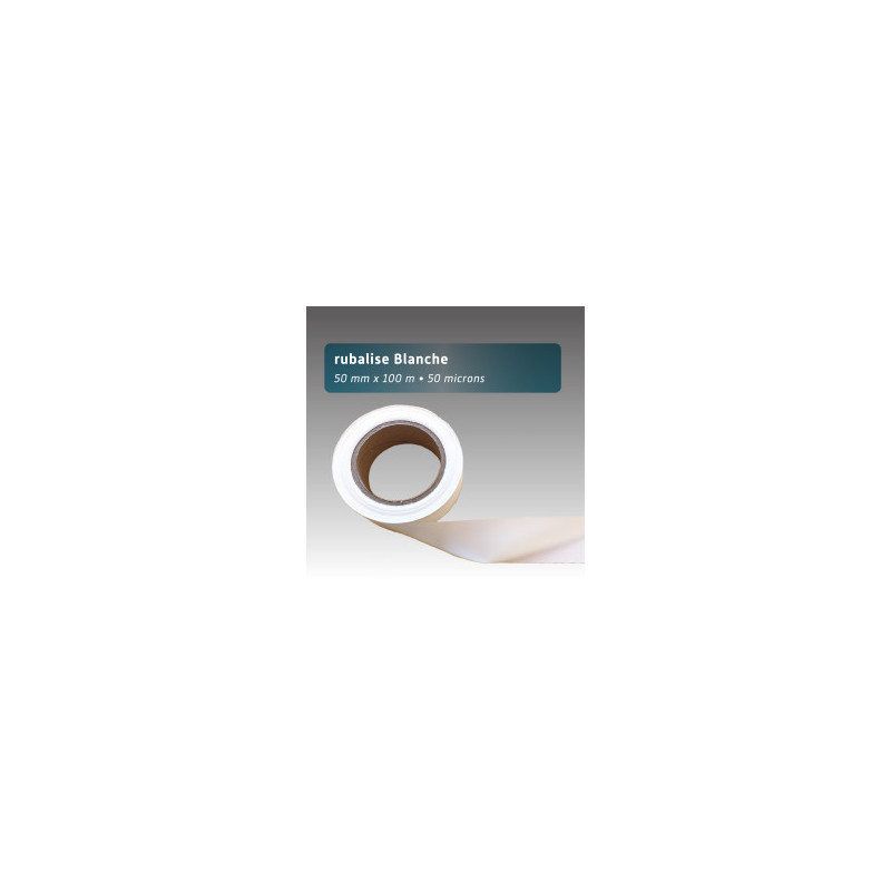 Rubalise plastique 50 mm x 100 m | 9 couleurs disponibles