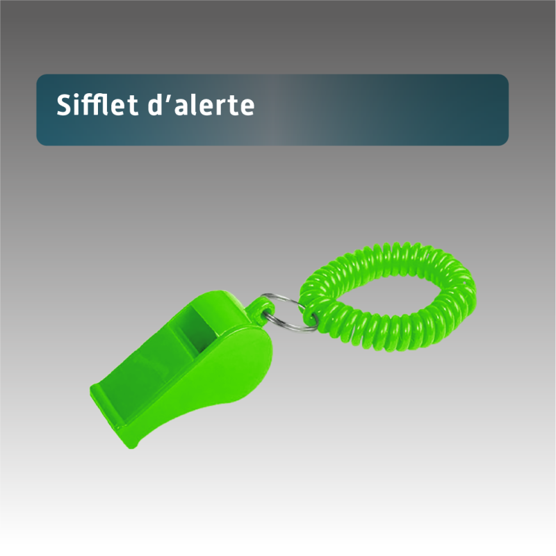 sifflet d'alerte sécurité