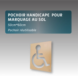 Pochoir HANDICAPÉ 30cm*25cm pour marquage au sol