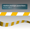 Rubalise de chantier recyclée rouge/blanc 75 mm x 250 m – Signalisation & Balisage événementiel
