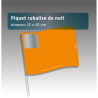 Piquet rubalise spécial nuit réutilisable - 7 couleurs -  Balisage