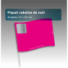 Piquet rubalise spécial nuit réutilisable - 7 couleurs -  Balisage