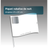 Piquet rubalise spécial nuit réutilisable - 7 couleurs -  Balisage