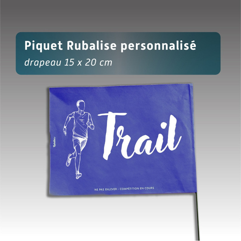 Piquet rubalise personnalisable - lot de 100 - plusieurs coloris