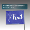 Piquet rubalise personnalisable - lot de 100 - plusieurs coloris