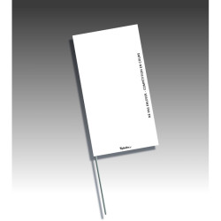 Piquet rubalise drapeau rectangulaire - sans pastilles de nuit