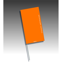 Piquet rubalise drapeau rectangulaire - sans pastilles de nuit