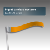 Piquet rubalise drapeau bandeau