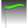 Piquet rubalise drapeau bandeau