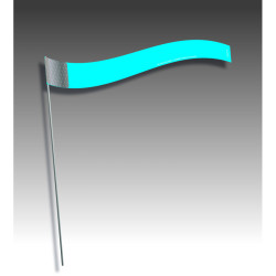 Piquet rubalise drapeau bandeau