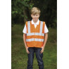 gilet de securite routiere adulte jaune orange