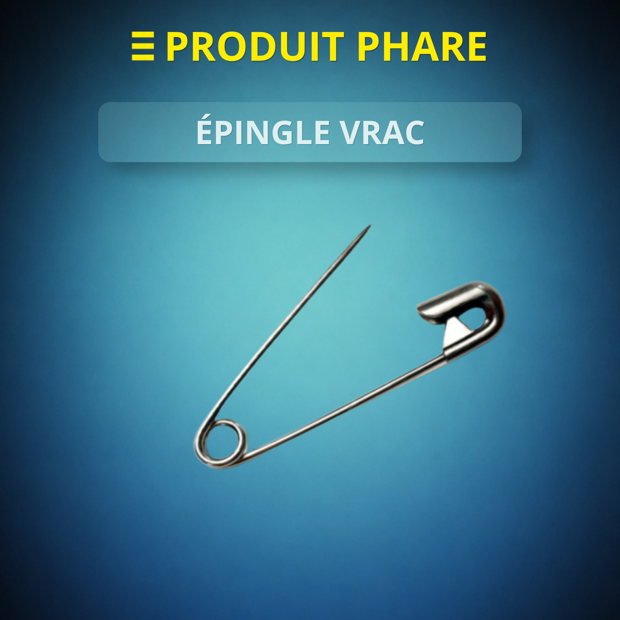 ÉPINGLES VRAC